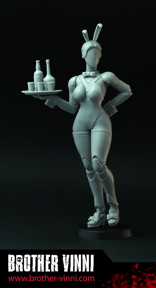 Robot Bunny Girl, 90mm figure, miniature