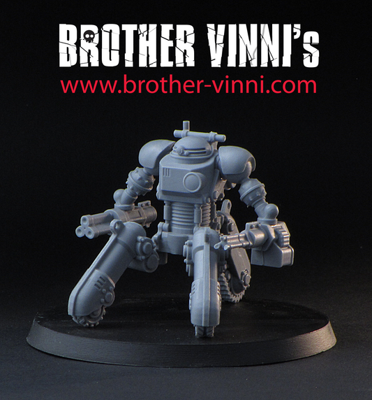 Tricycle Robot miniature for sci-fi wargaming or tabletop RPG