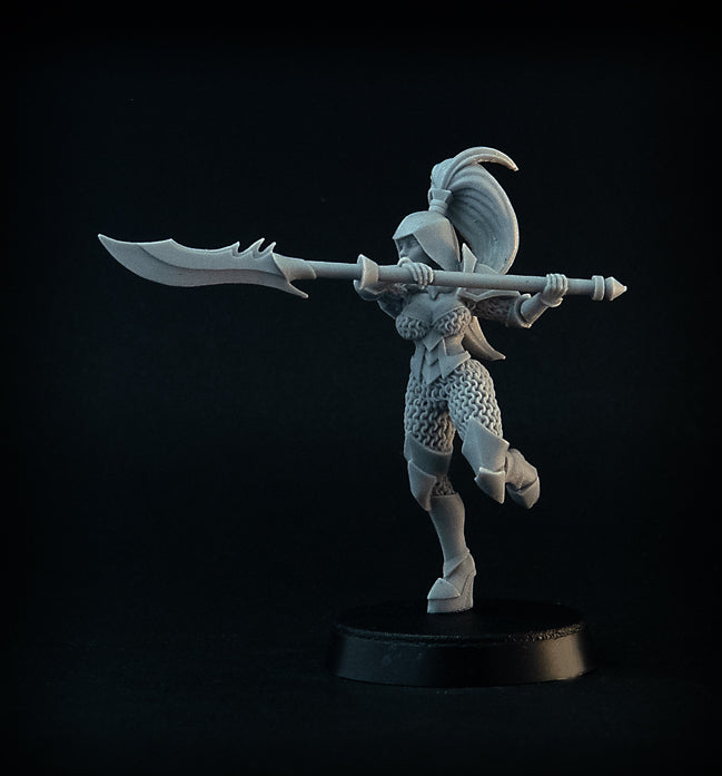 Dungeon Guard miniatures, 28 mm resin female fantasy