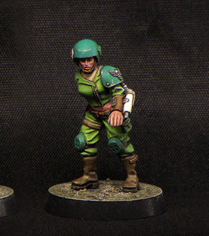 Medic (Army Doctor or nurse) miniature, Sci-Fi, Guard, Military 28mm by Brother Vinni