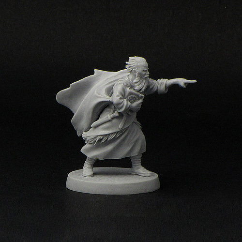 Priest miniature, monk, saint Brendan wargame SAGA resin miniature 28mm