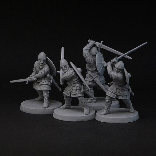 28mm Norman Knights miniatures by Brother Vinni.