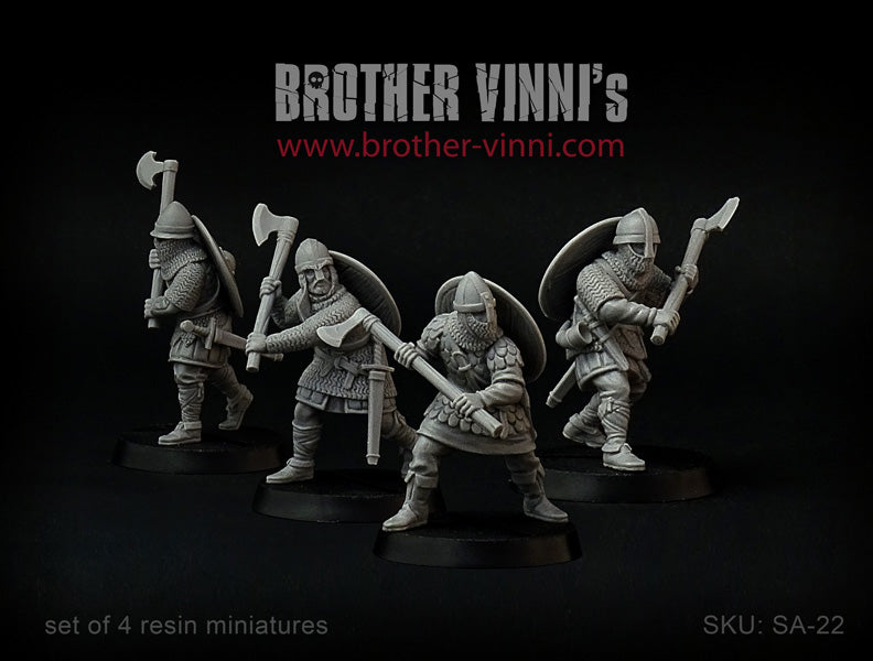 Varangian Guard miniatures for wargaming by Brother Vinni.