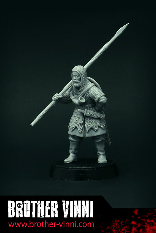 Tired Knight miniature by Brother Vinn