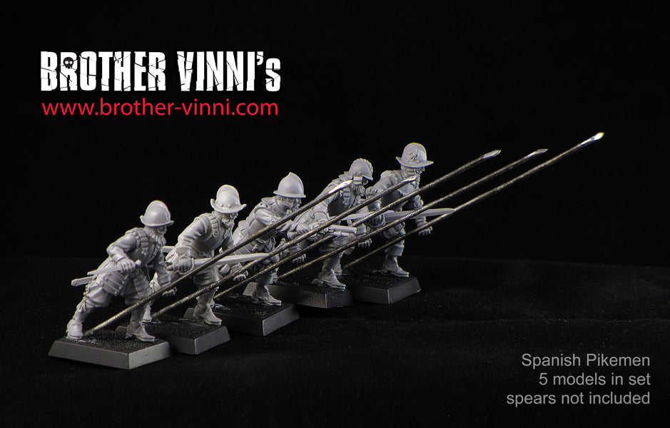 Spanish infantry miniatures