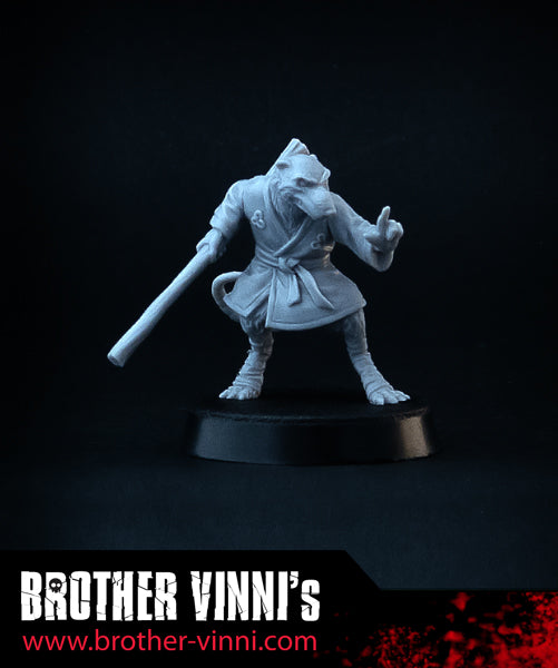 Rat Sensei miniature - Brother Vinni's webstore, buy wargame miniatures online