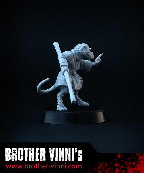 Rat Sensei miniature - Brother Vinni's webstore, buy wargame miniatures online