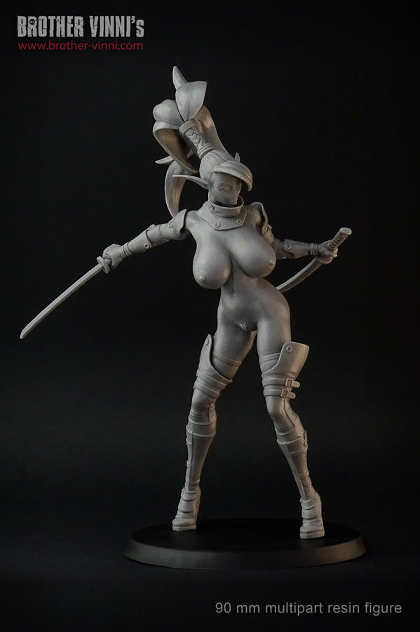 female Elf warrior, fantasy 90mm figure