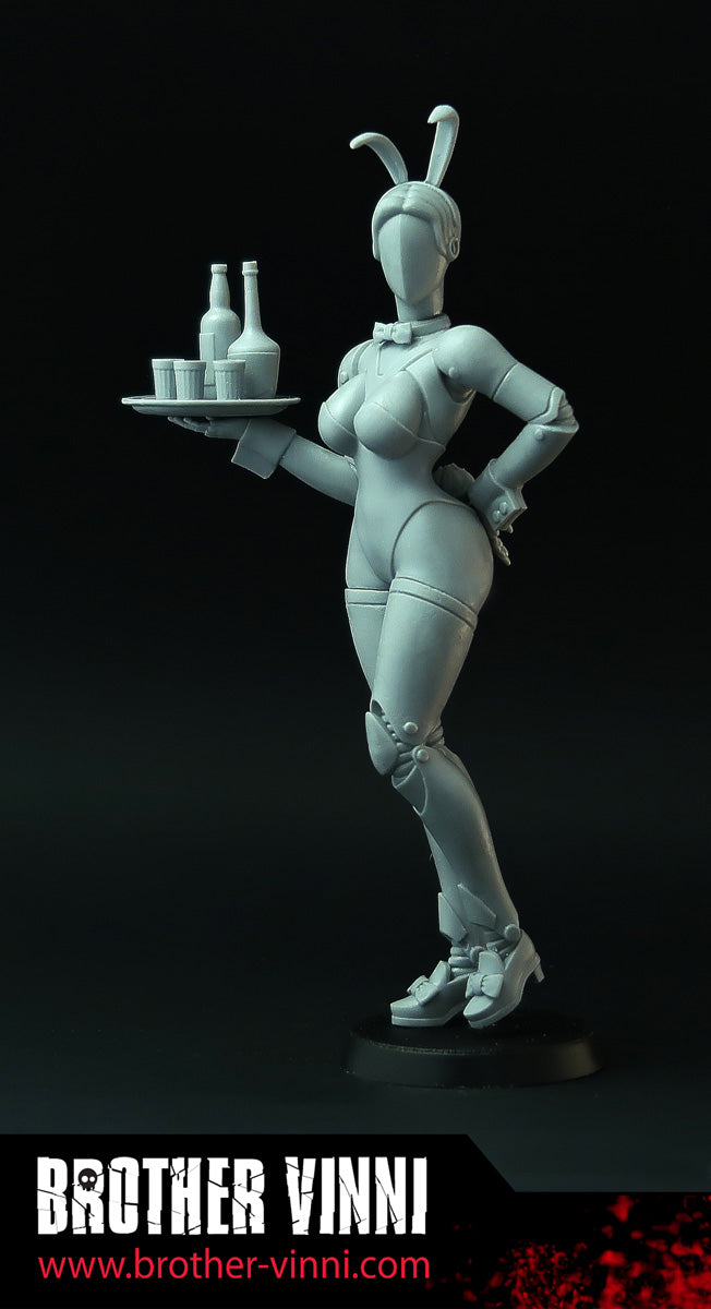 Robot Bunny Girl, 90mm figure, miniature