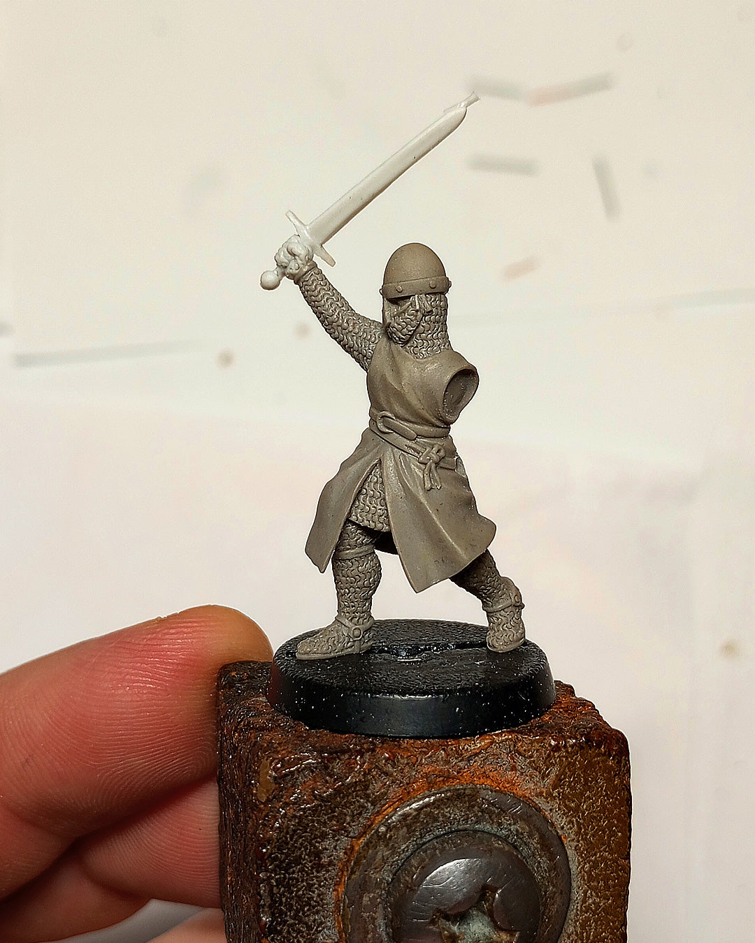 XII century Knights miniature set, for tabletop wargaming, painting and collecting