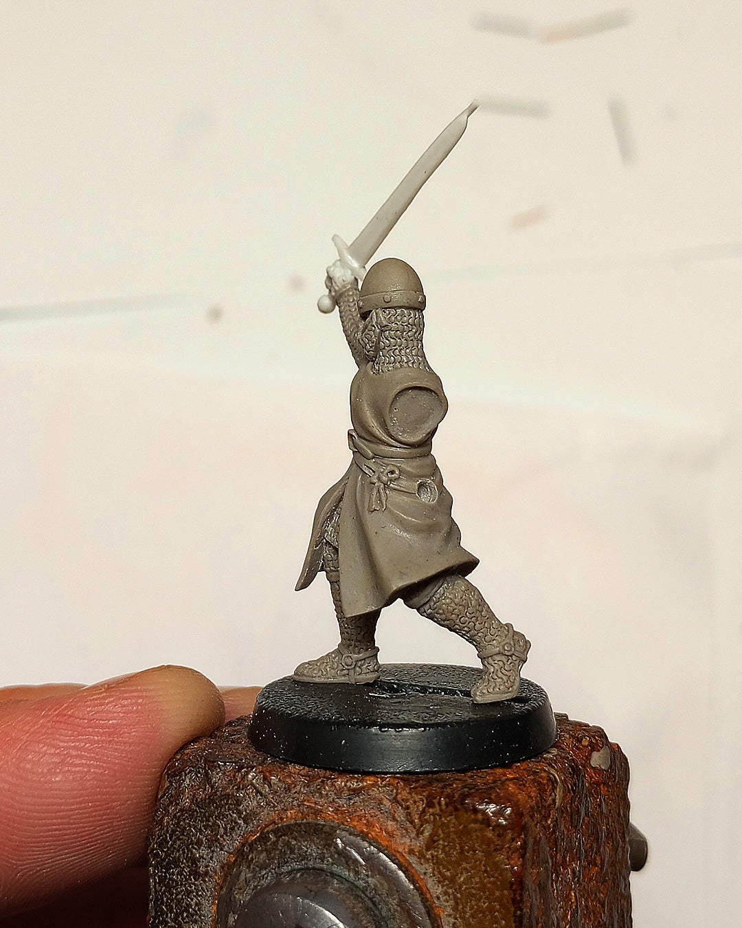 XII century Knights miniature set, for tabletop wargaming, painting and collecting