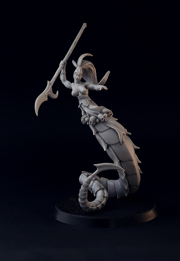 Lamia #3, fantasy miniature for tabletop wargaming, Brother Vinni's webstore