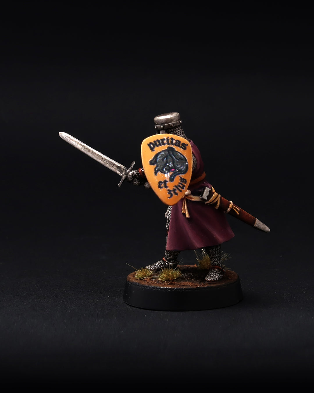 XII century Knights miniature set, for tabletop wargaming, painting and collecting