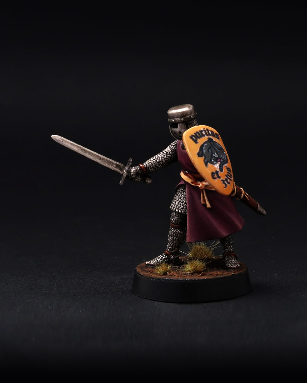 XII century Knights miniature set, for tabletop wargaming, painting and collecting