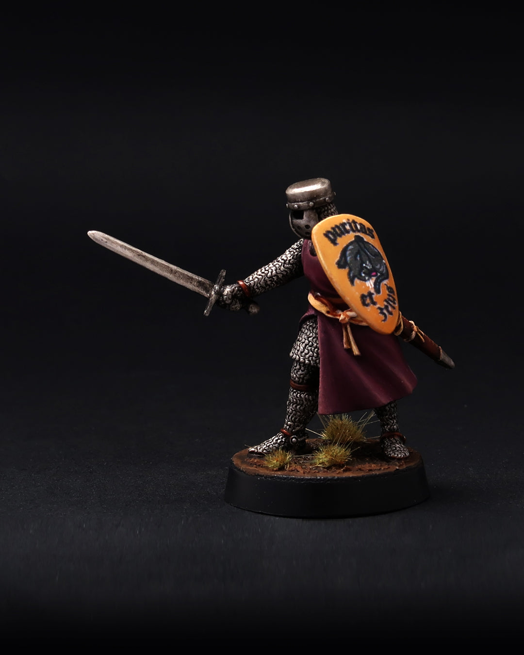 XII century Knights miniature set, for tabletop wargaming, painting and collecting