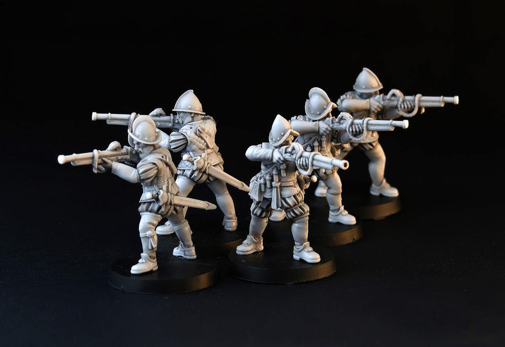 Spanish Musketeers wargame miniature set