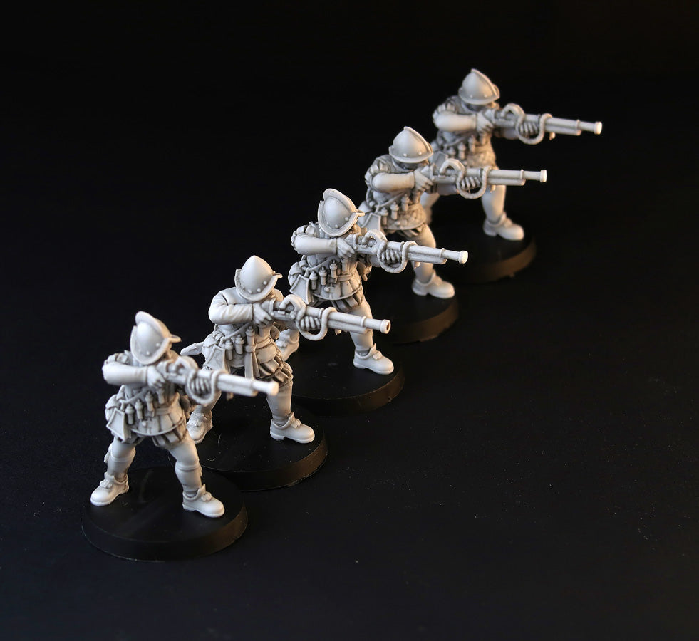 Spanish Musketeers wargame miniature set