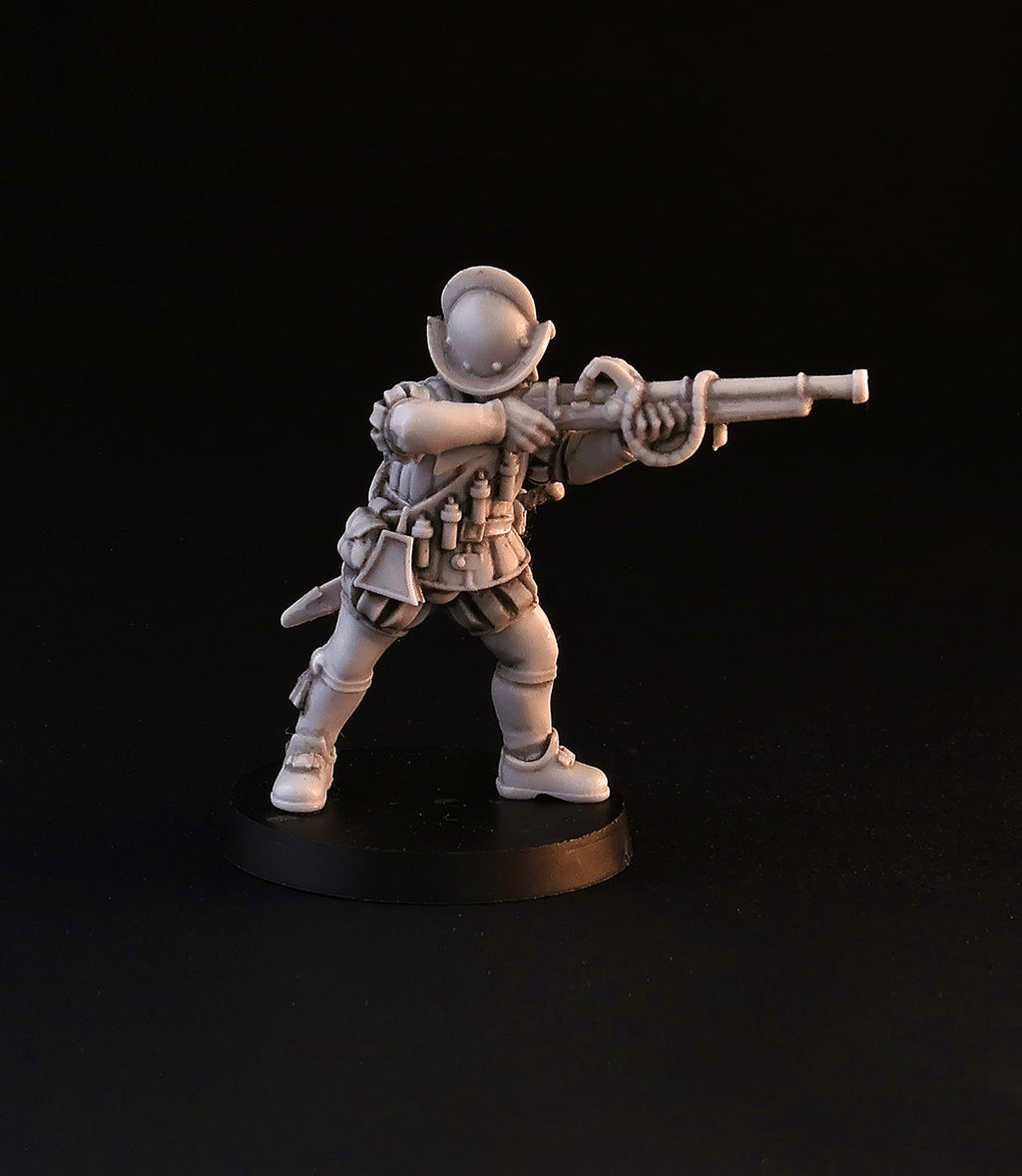 Spanish Musketeers wargame miniature set