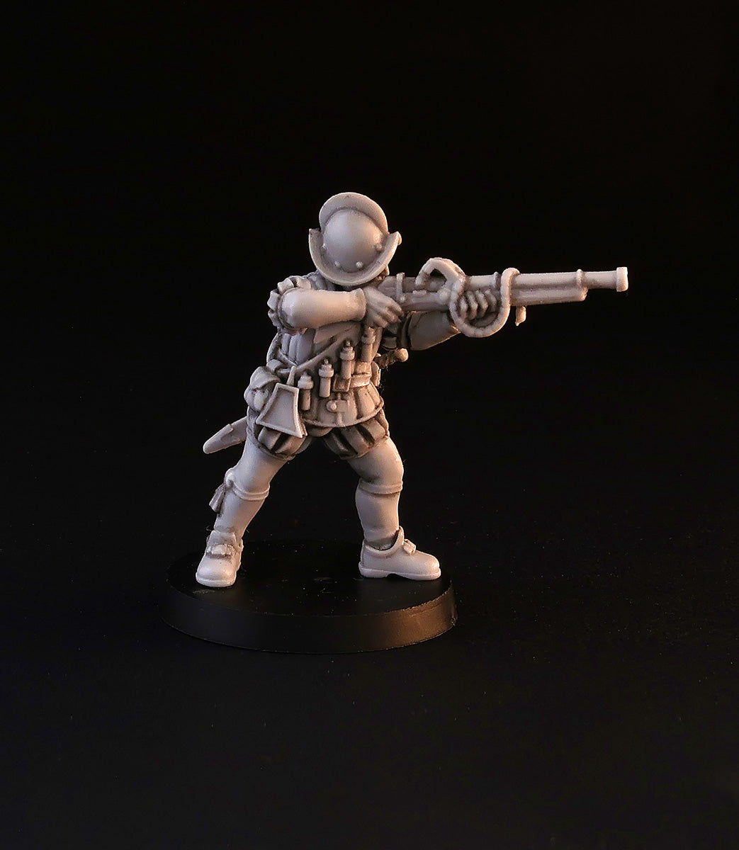 Spanish Musketeers wargame miniature set