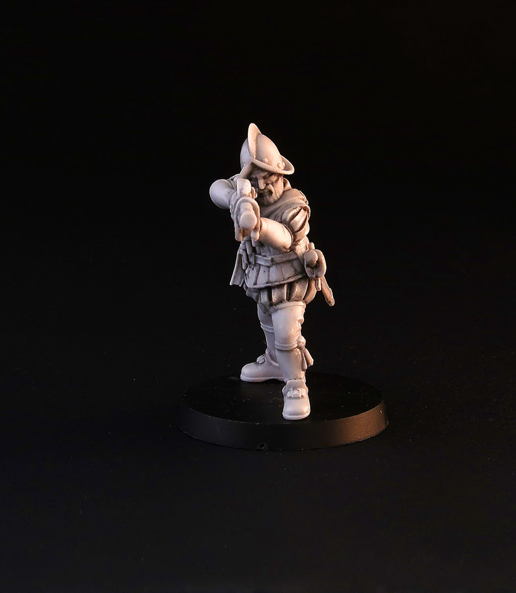 Spanish Musketeers wargame miniature set