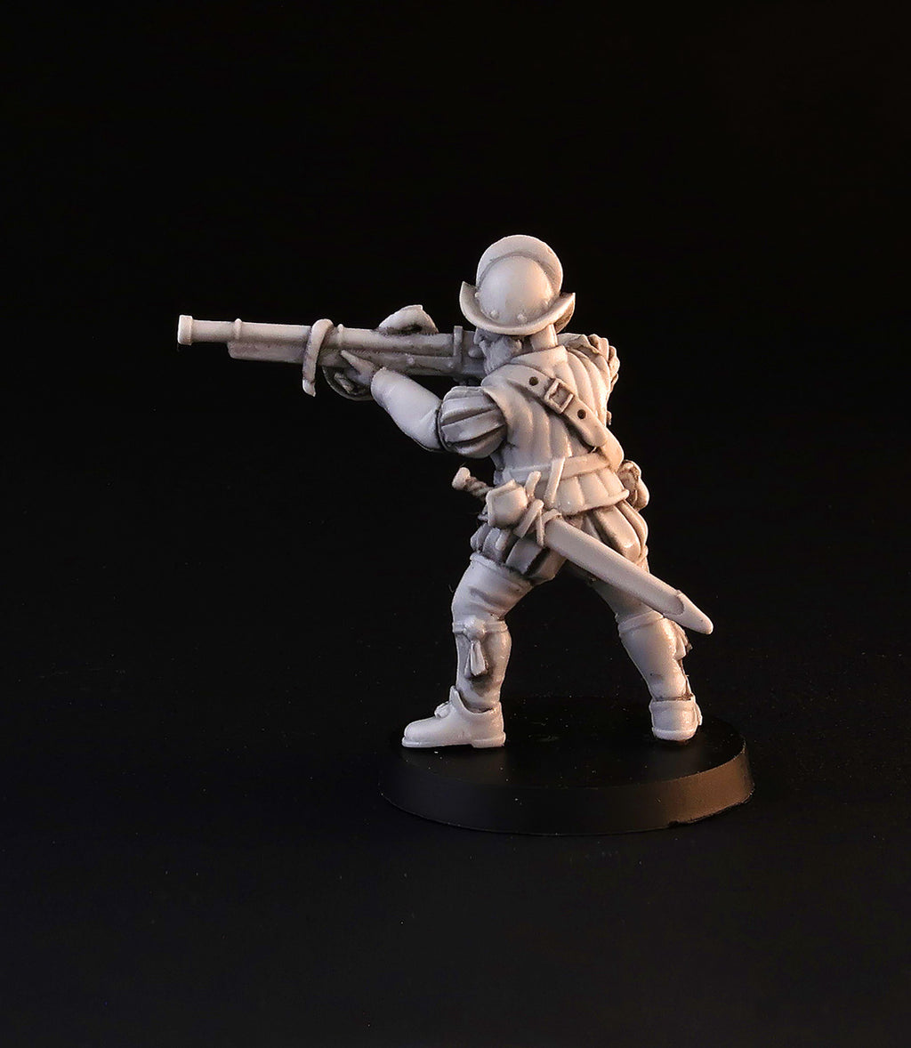 Spanish Musketeers wargame miniature set
