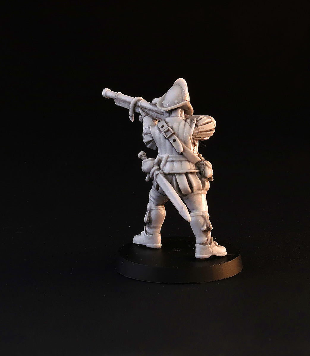 Spanish Musketeers wargame miniature set
