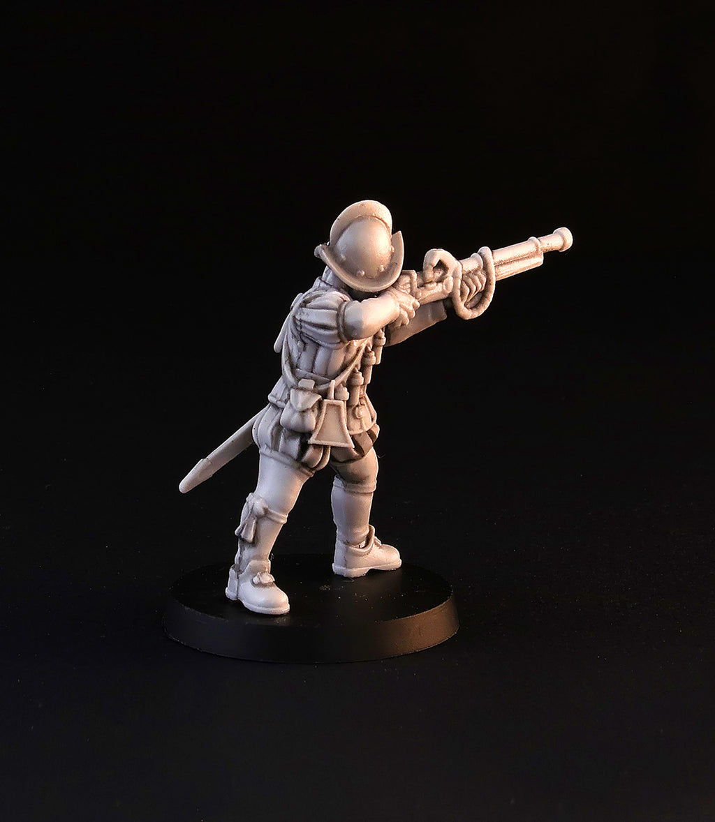 Spanish Musketeers wargame miniature set