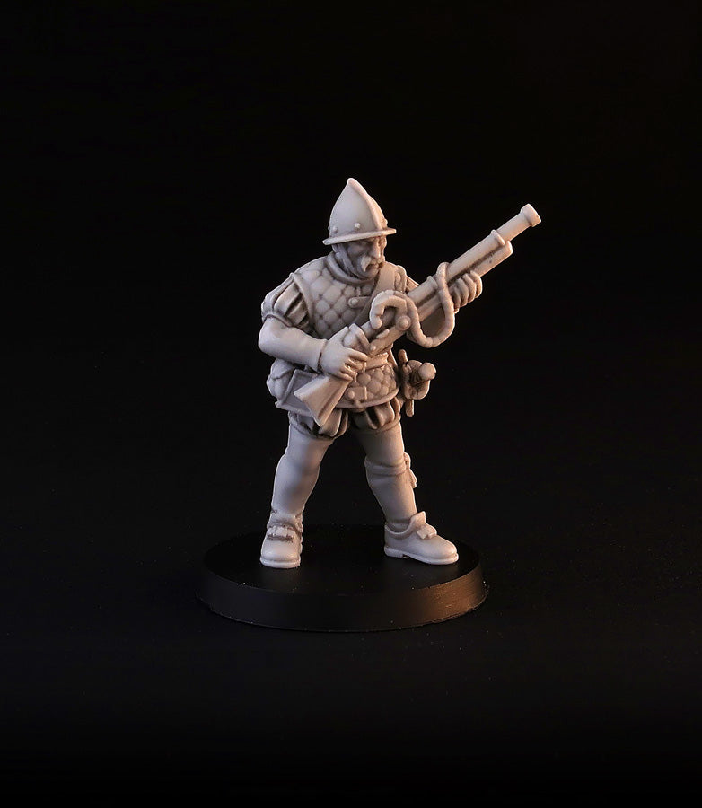 Imperial Hand Gunners wargame miniature set, 28mm resin