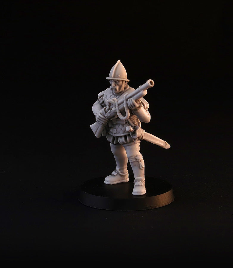 Imperial Hand Gunners wargame miniature set, 28mm resin