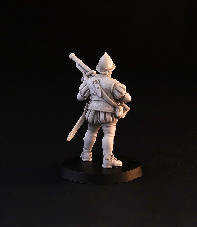 Imperial Hand Gunners wargame miniature set, 28mm resin