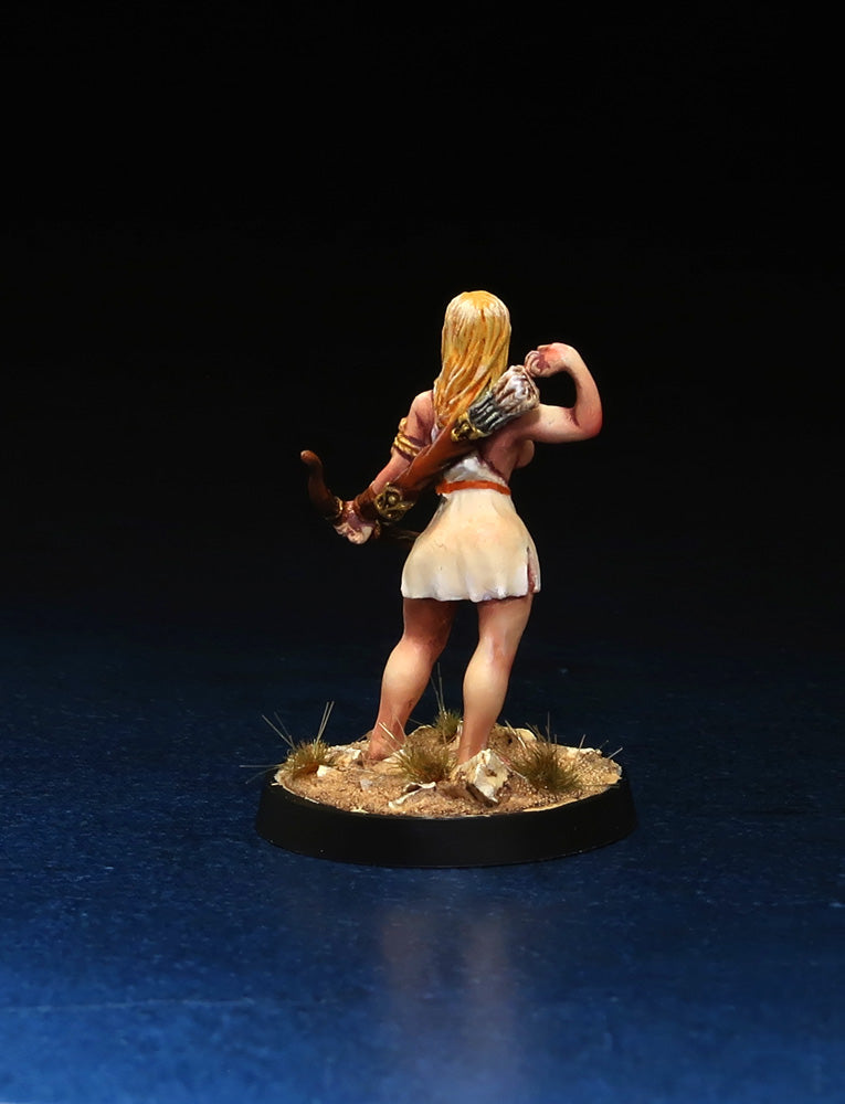 Female Greek Archer - fantasy resin miniature for wargaming