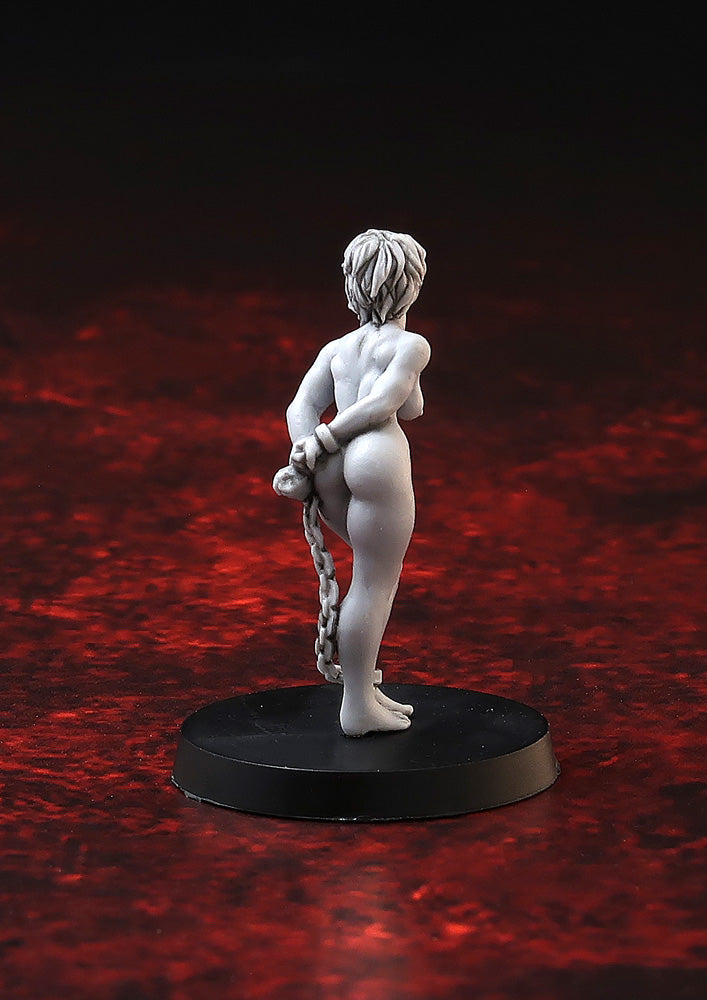 Slave Girls in chains, tabletop miniature set 28mm for wargaming and collecting, 3 models