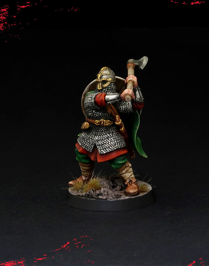 Anglo-Saxon Warlord (Vendel Era) 28mm wargame miniature by Brother Vinni