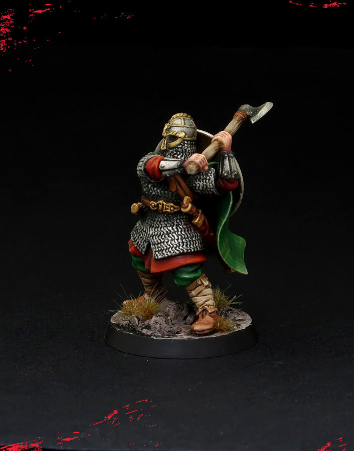 Anglo-Saxon Warlord (Vendel Era) 28mm wargame miniature by Brother Vinni