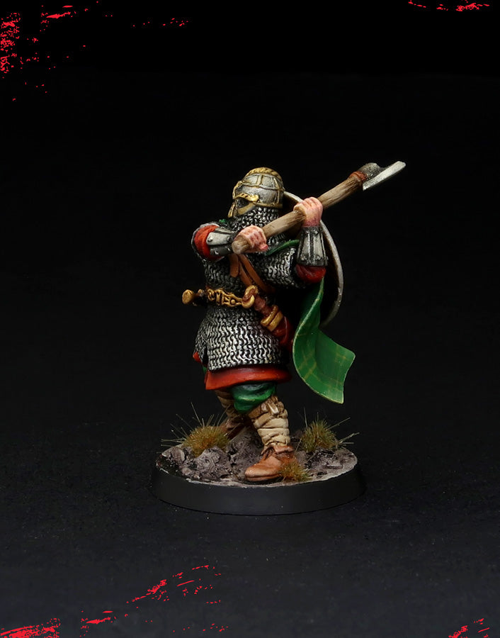 Anglo-Saxon Warlord (Vendel Era) 28mm wargame miniature by Brother Vinni