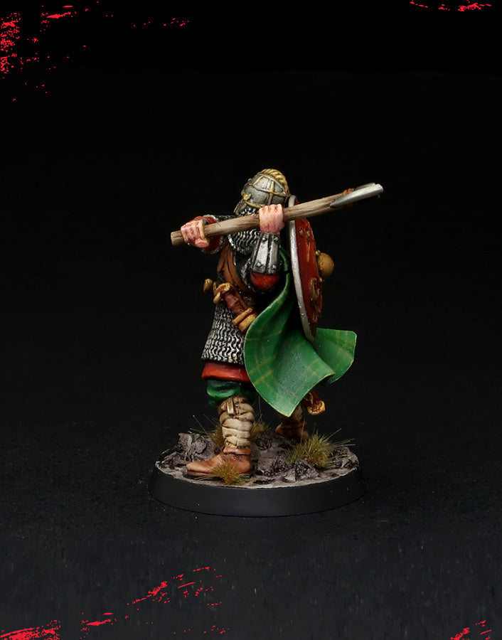 Anglo-Saxon Warlord (Vendel Era) 28mm wargame miniature by Brother Vinni