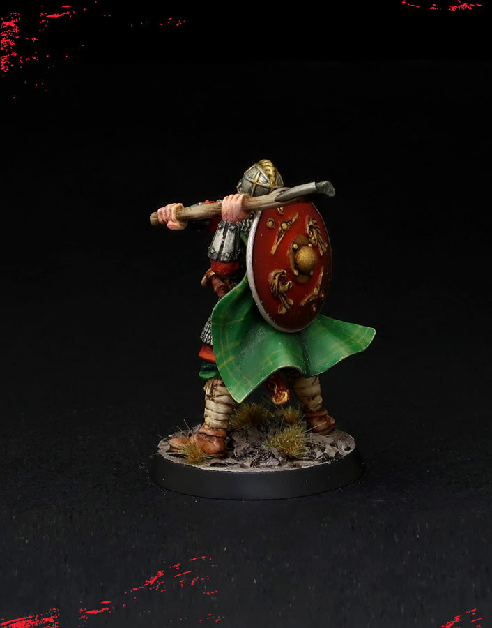 Anglo-Saxon Warlord (Vendel Era) 28mm wargame miniature by Brother Vinni