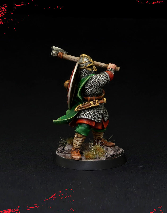 Anglo-Saxon Warlord (Vendel Era) 28mm wargame miniature by Brother Vinni