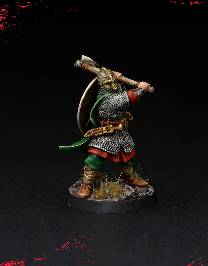Anglo-Saxon Warlord (Vendel Era) 28mm wargame miniature by Brother Vinni