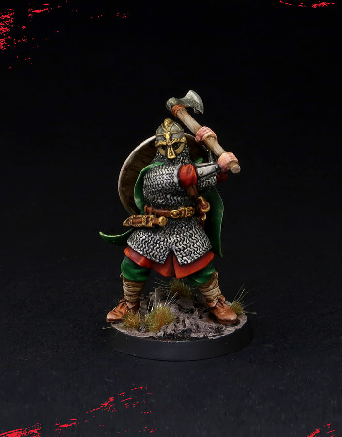 Anglo-Saxon Warlord (Vendel Era) 28mm wargame miniature by Brother Vinni