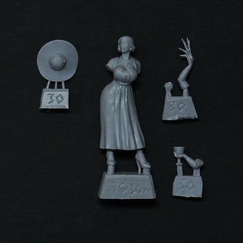 Tall Vampire Lady - fantasy resin miniature by Brother Vinni