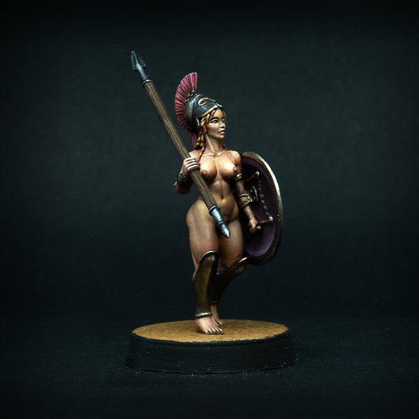 Female Hoplites miniatures 4/4