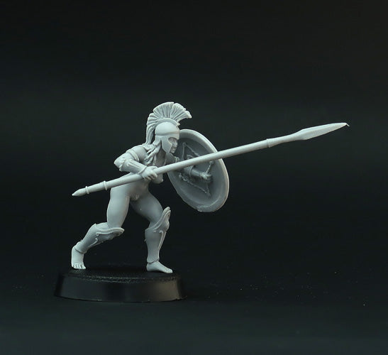 Female Hoplite miniatures (Full Phalanx) – Brother-Vinni