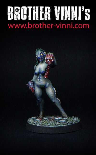 Female Deep Ones miniature (Fish Woman) by Brother Vinni