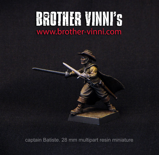 Captain Batiste wargame miniature