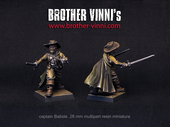 Captain Batiste wargame miniature