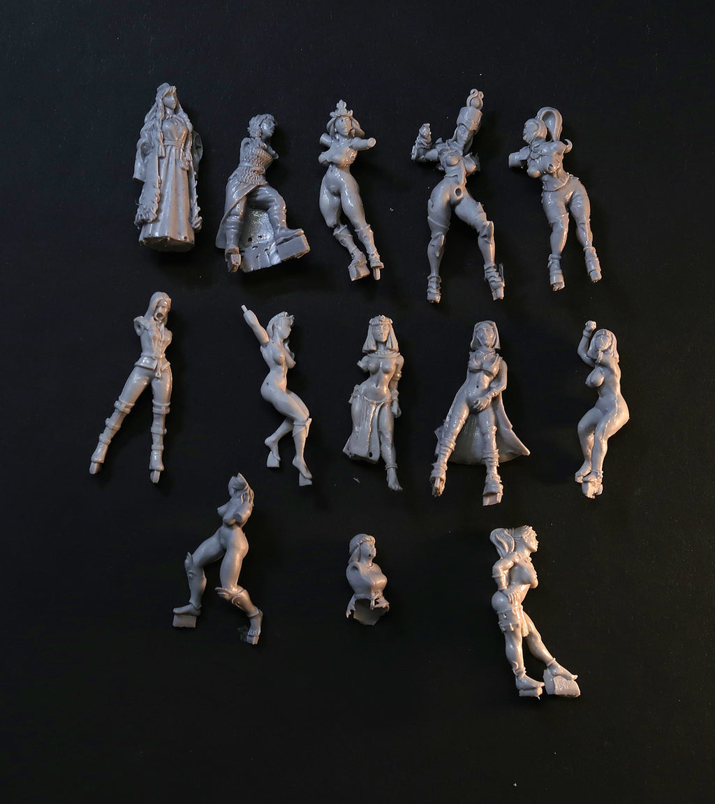 Broken miniature Bits - different female bodies