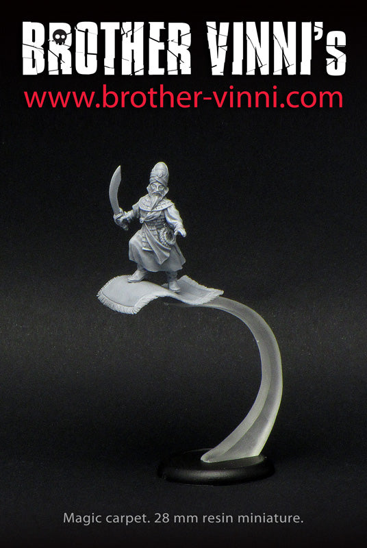 Magic Carpet miniature, fantasy Arabia, East, 28mm