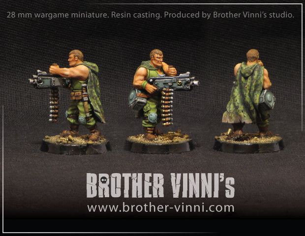 Chaingunner (Soldier, Military miniature) by Brother Vinni