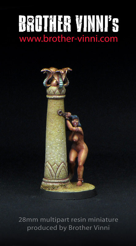 Egyptian style Slave Girl miniature 28 mm, resin